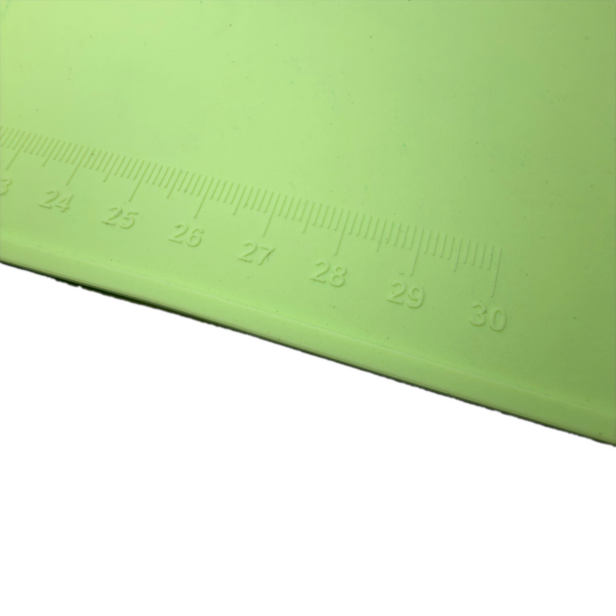 Embossed ruler along the front edge of ModMaster
